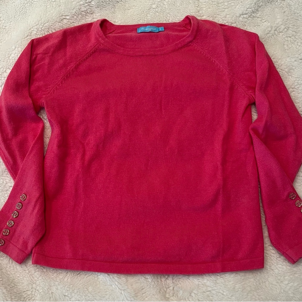EUC J. McLaughlin pink sweater 5T